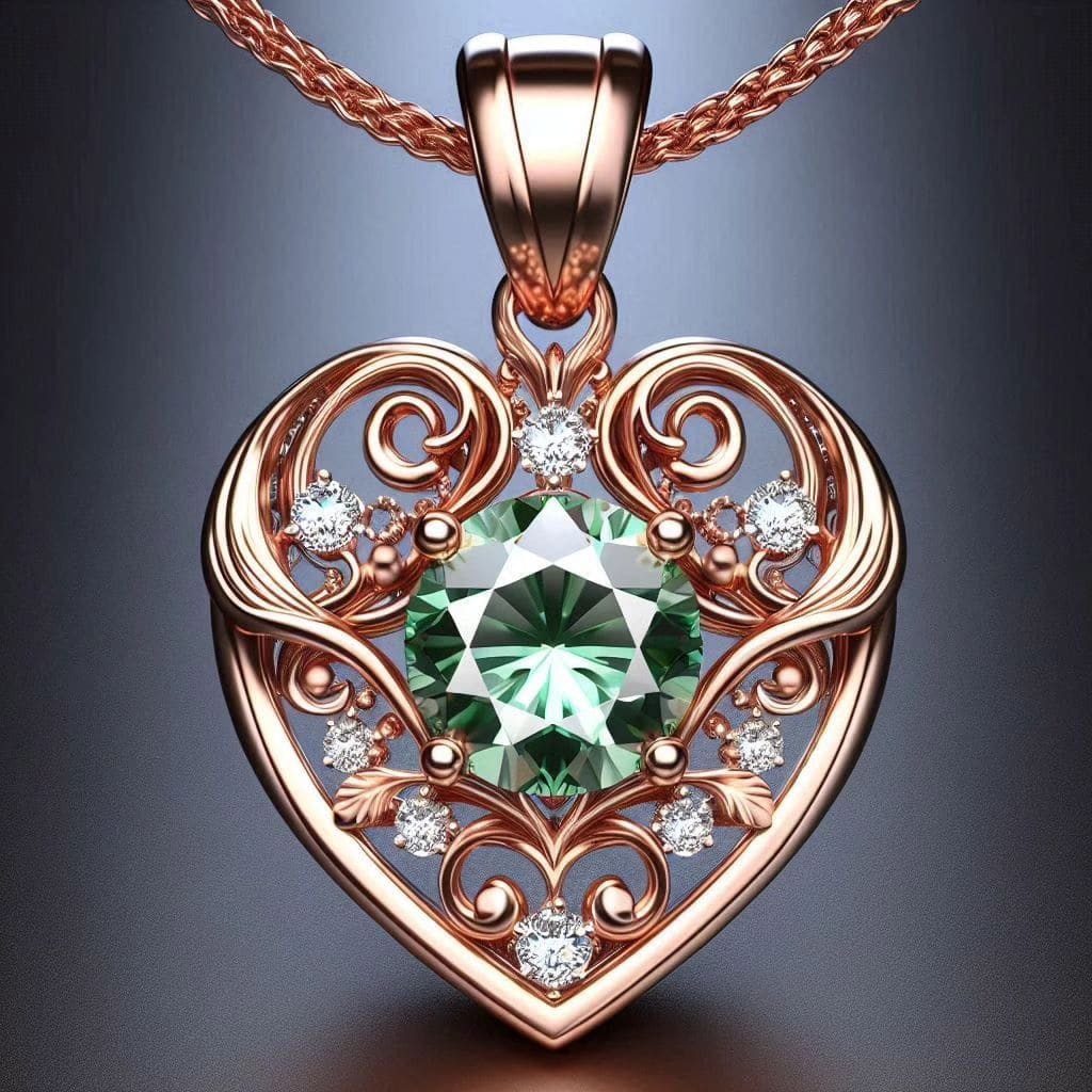 Liontin Rose Gold Heart