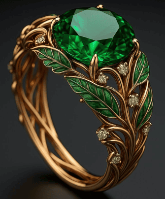 Emerald Ring Rose Gold: Keanggunan Modern Selalu Relevan