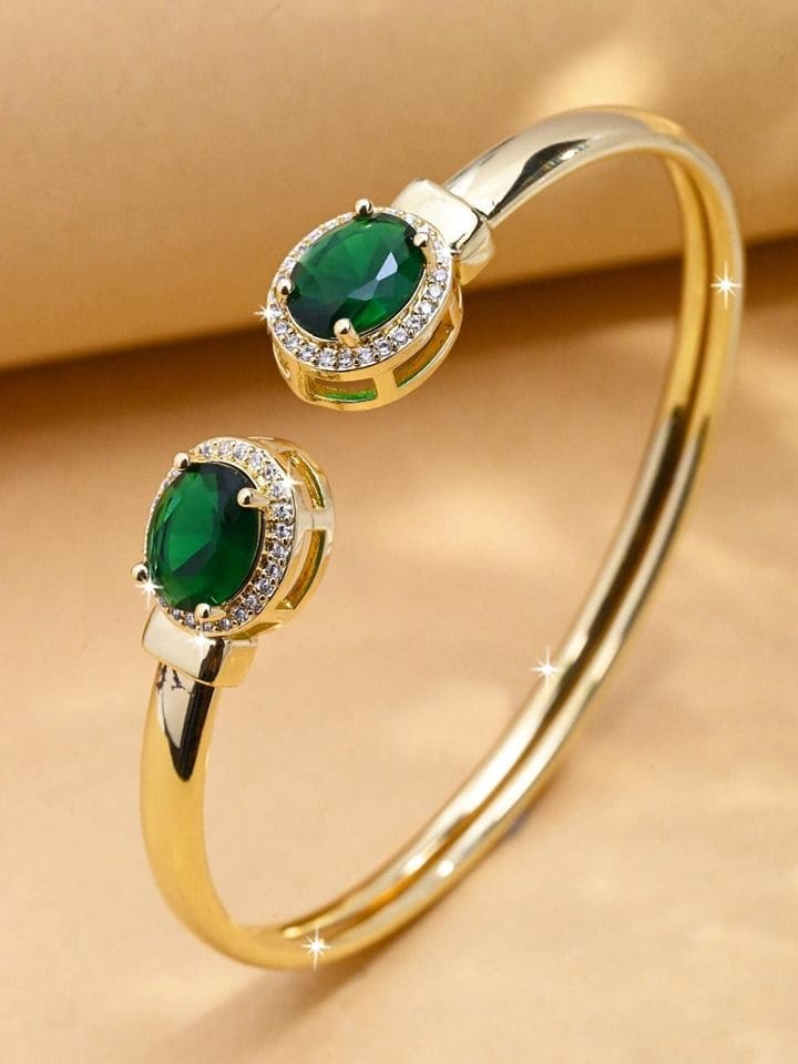 Gelang Emas Batu Hijau